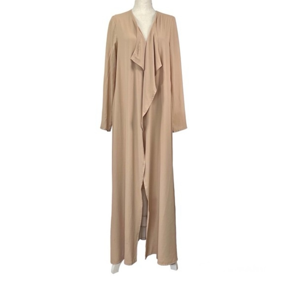 Naked Wardrobe Sheer Duster Beige